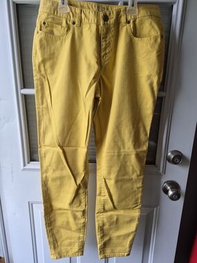 Women's Yellow Stretch Jeans